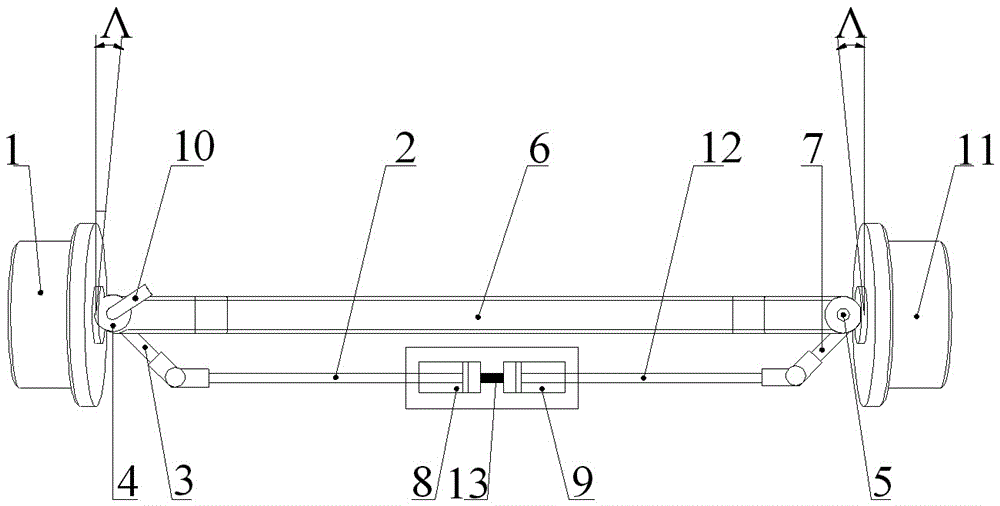 A hydraulic adjustment mechanism for steering wheel toe value