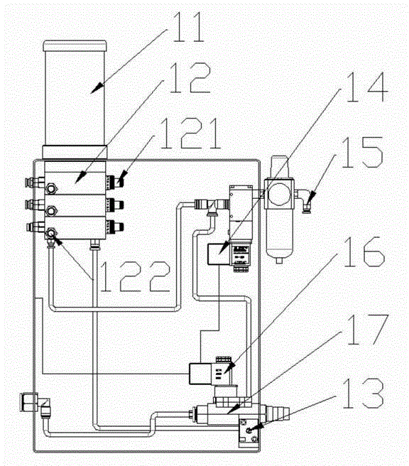 Oil, water and gas three-phase micro lubricating and cooling system