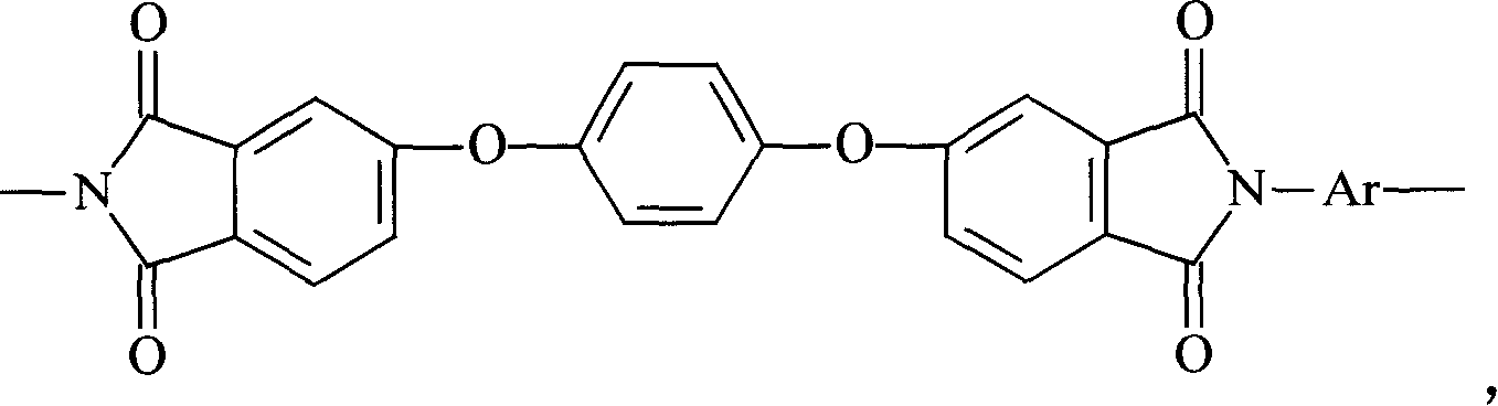 Polyimide semi-interpenetrating network resin and its prepn. method