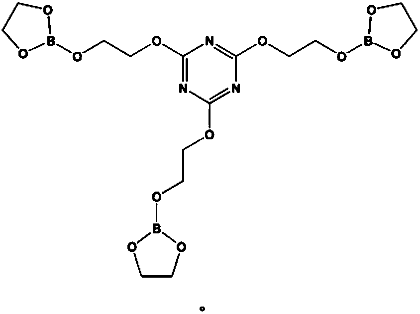 Intumescent flame retardant based on star triazine derivatives and preparation method thereof