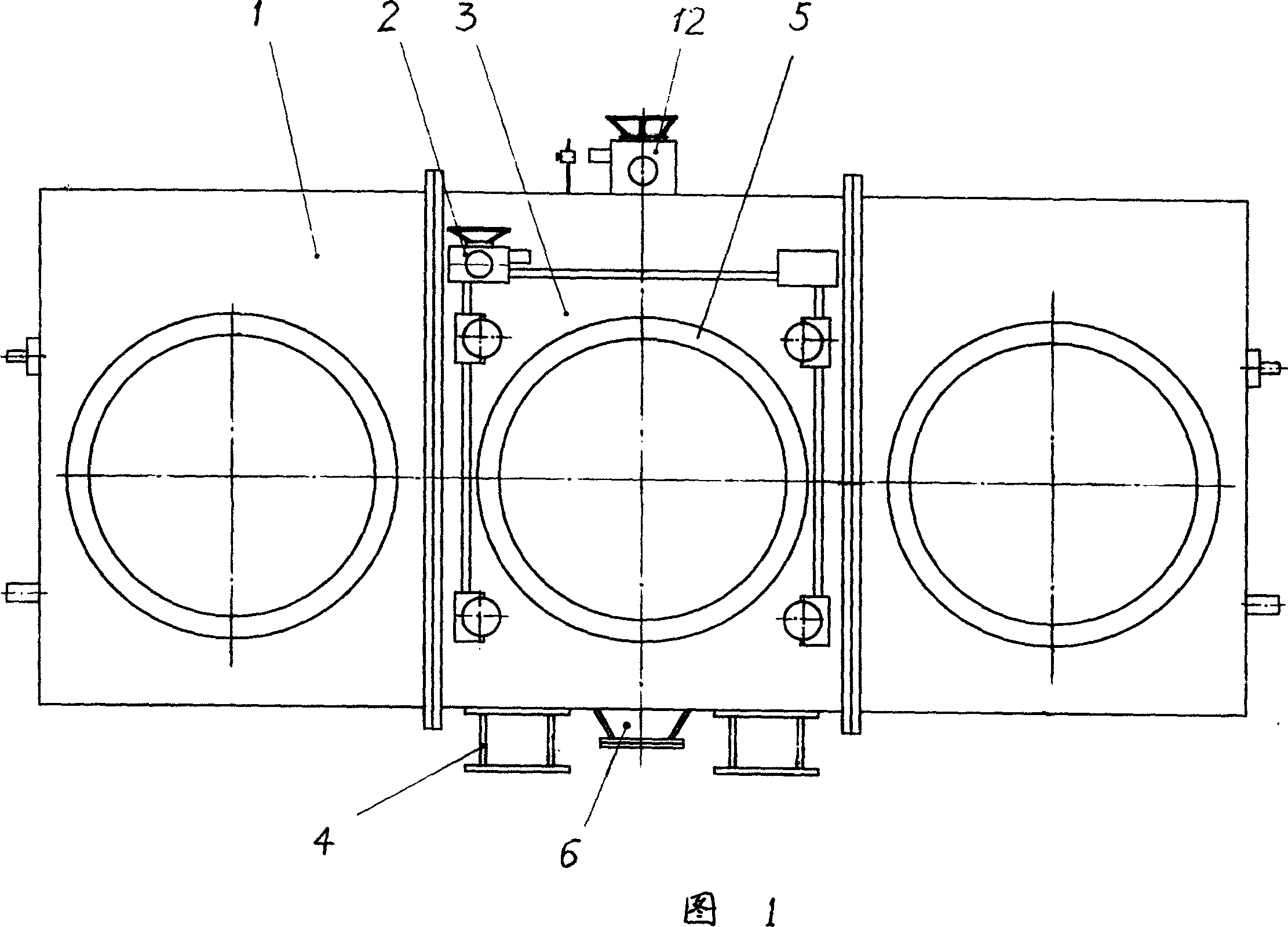 Totally-enclosed large differential pressure open-close glasses valve