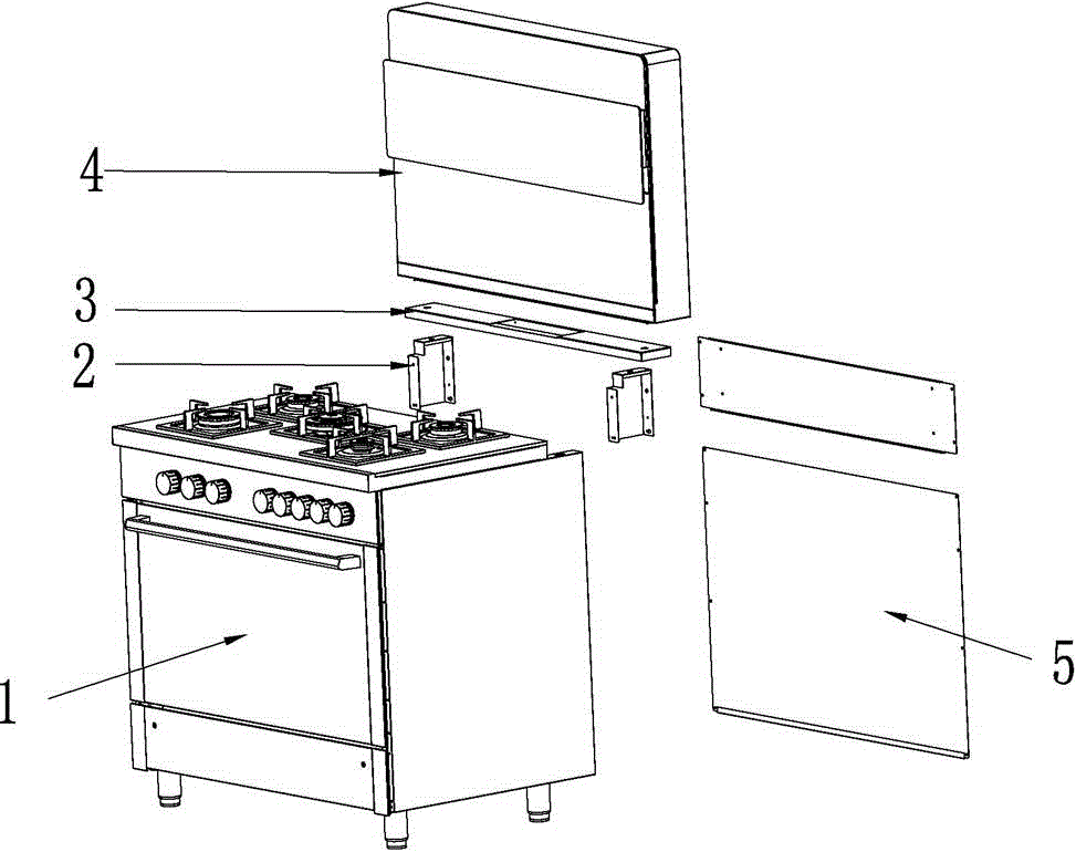 Integrated one-piece oven