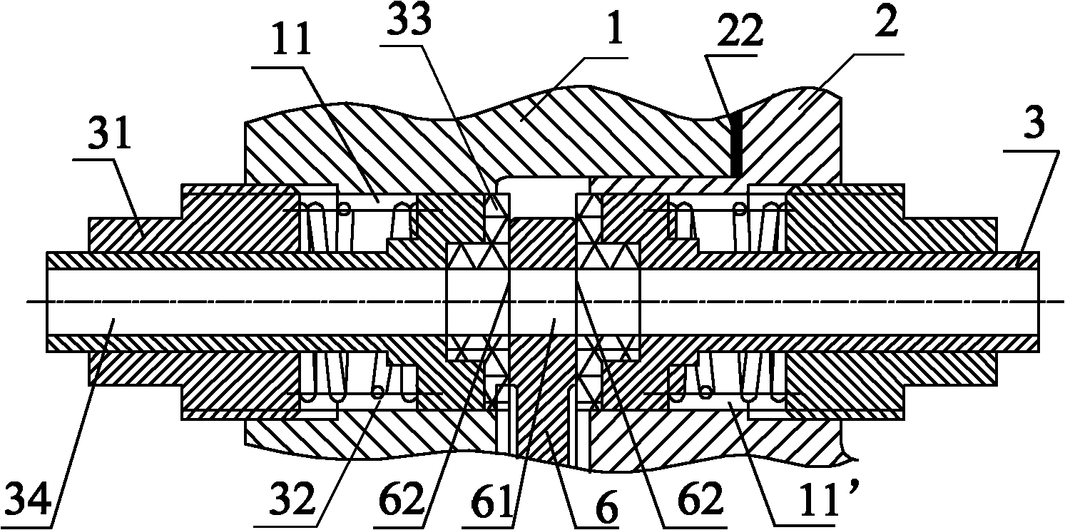 Wheel-disc-type flow pulsation generator