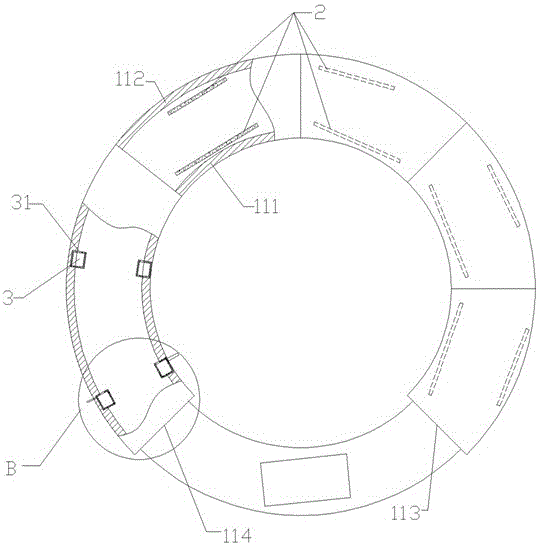 A rotary tunnel kiln
