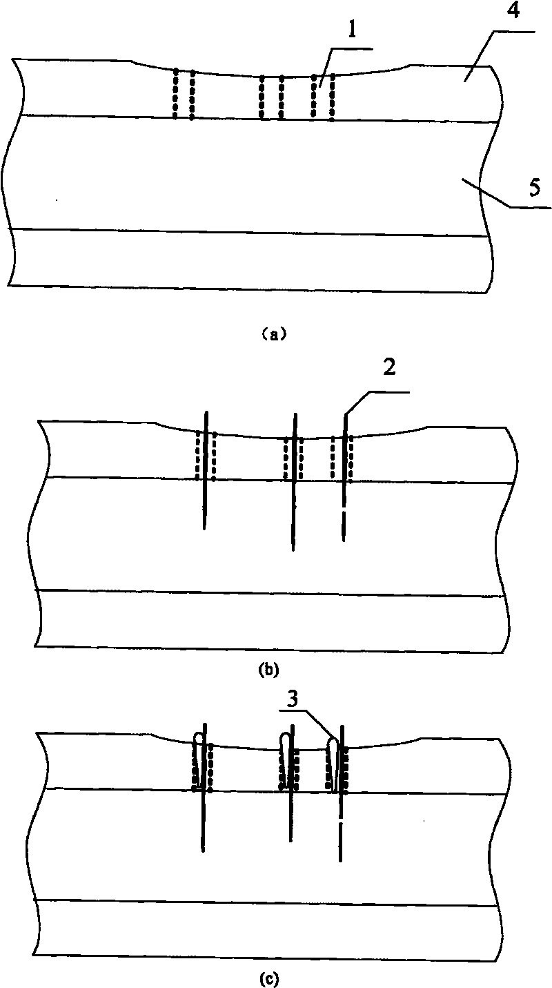 Method for detecting neural signal of spinal cord for long term and positioning exciting electrode