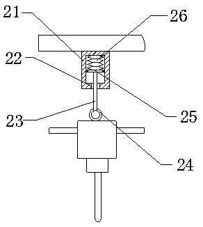 Hand-supported-type stone drilling machine