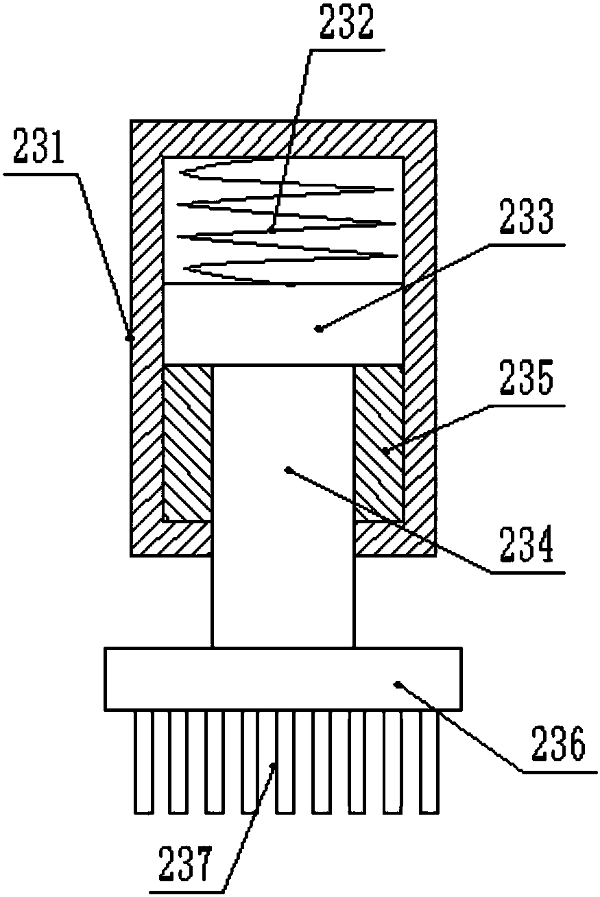 Half-gear swinging type fire hose retracting and winding device