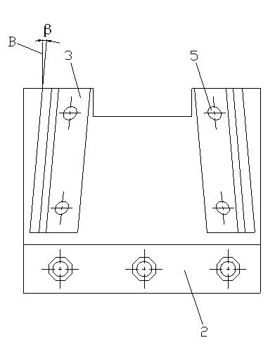 Angle cutter grinding modular fixture of gear shaper cutter