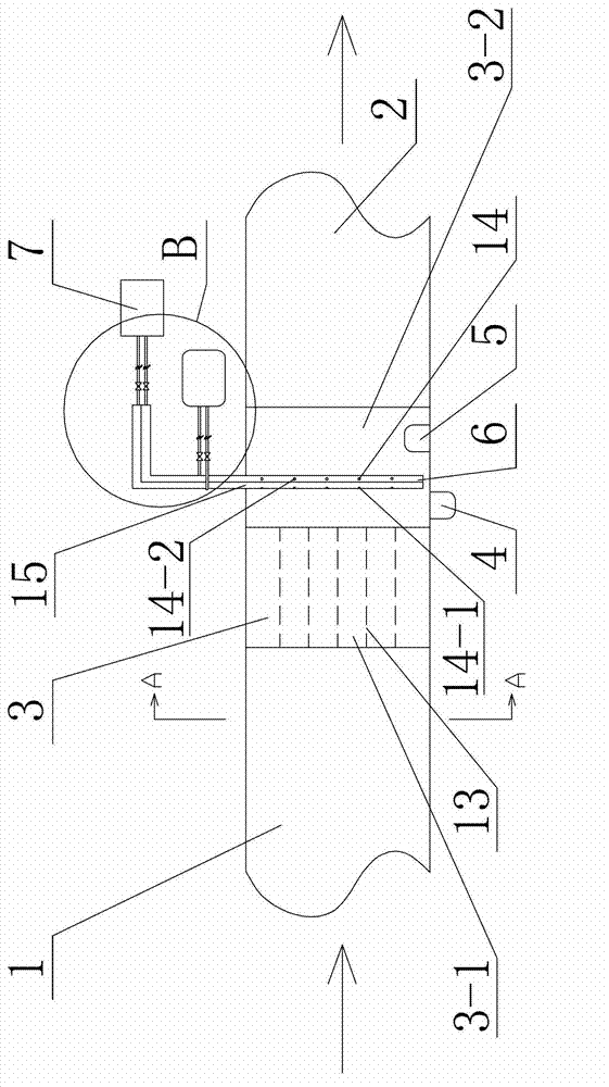 Flow-equalizing self-stabilization air quantity measuring device