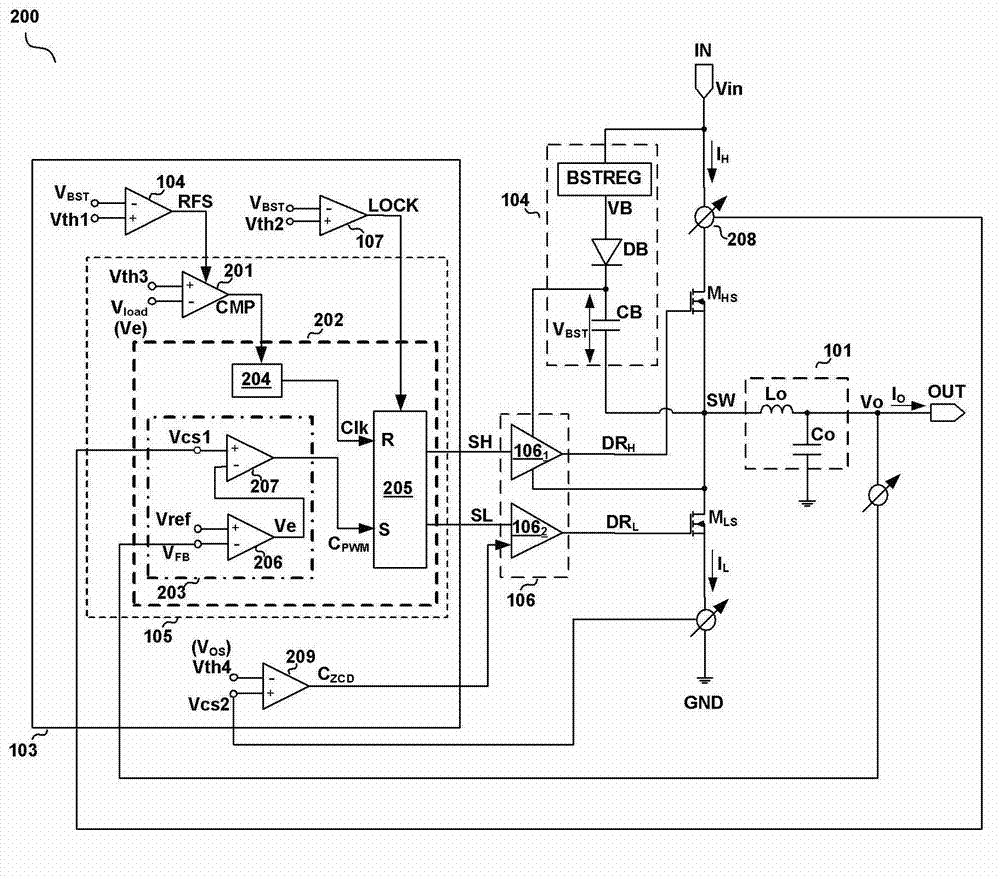 Bootstrap voltage refresh control circuit, voltage converting circuit and relevant control method