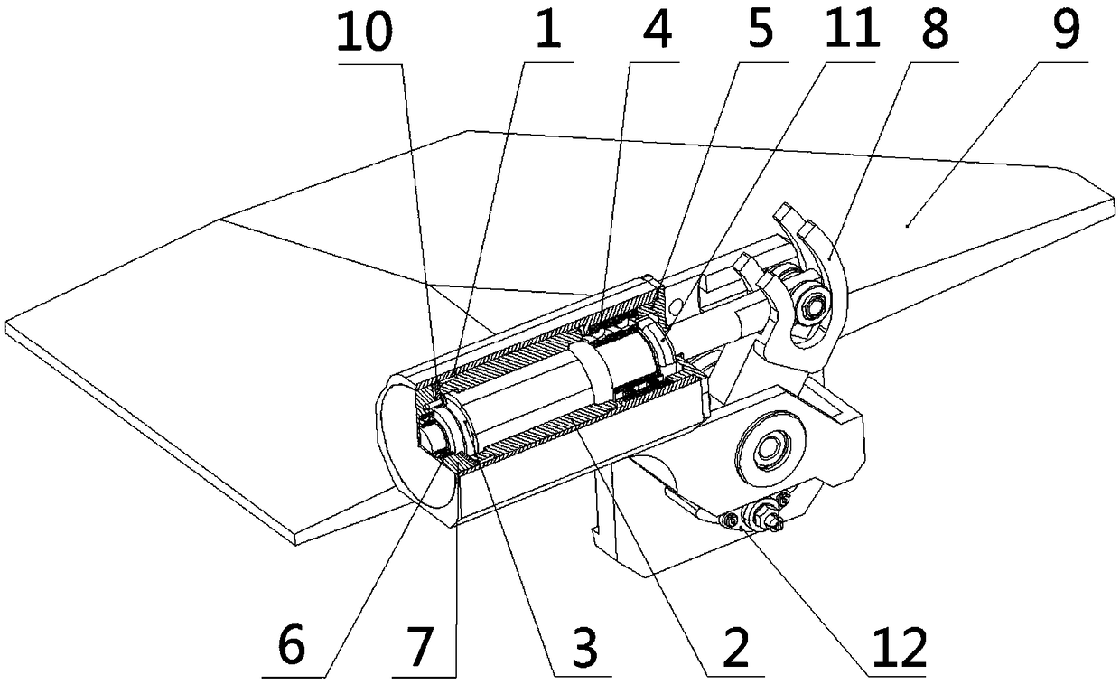 Integrated involute rocker arm electric steering gear