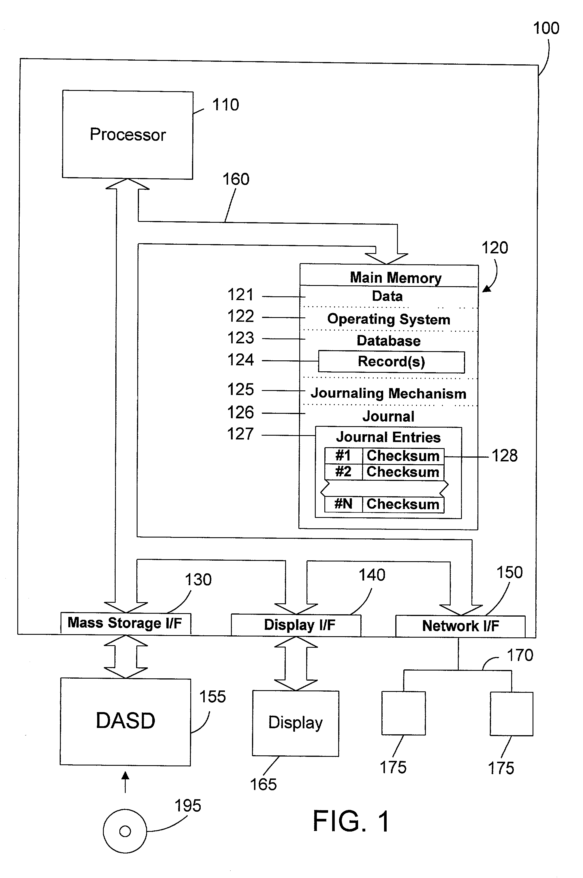 Apparatus and method for validating a database record before applying journal data