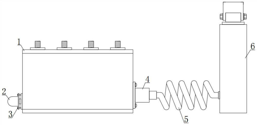 Negative-pressure large-cloth-bag dust removal device for industrial silicon submerged arc furnace