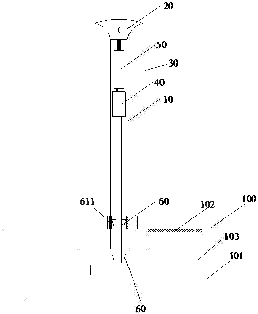 Flood emergency street lamp and working method thereof