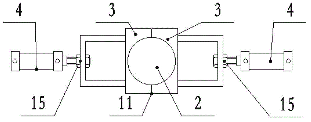 Integrated molding mould of dead head and casting cavity