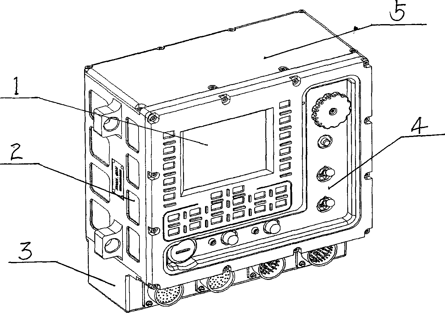 Device for realizing vehicle-mounted human-machine interface