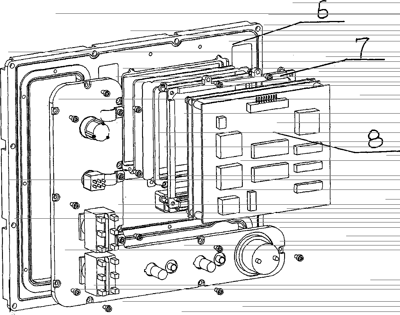 Device for realizing vehicle-mounted human-machine interface