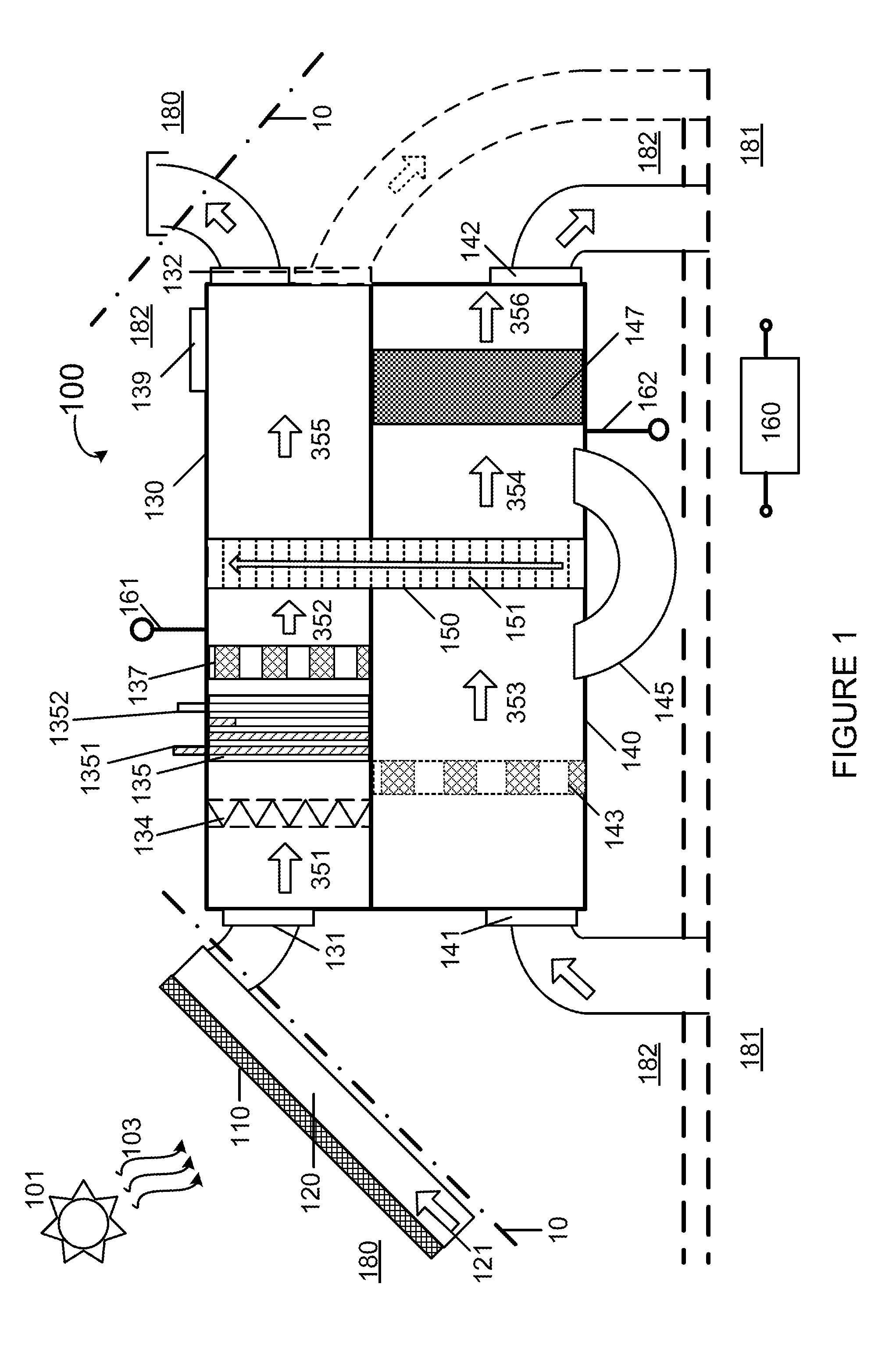 Method and system for integrated home cooling utilizing solar power