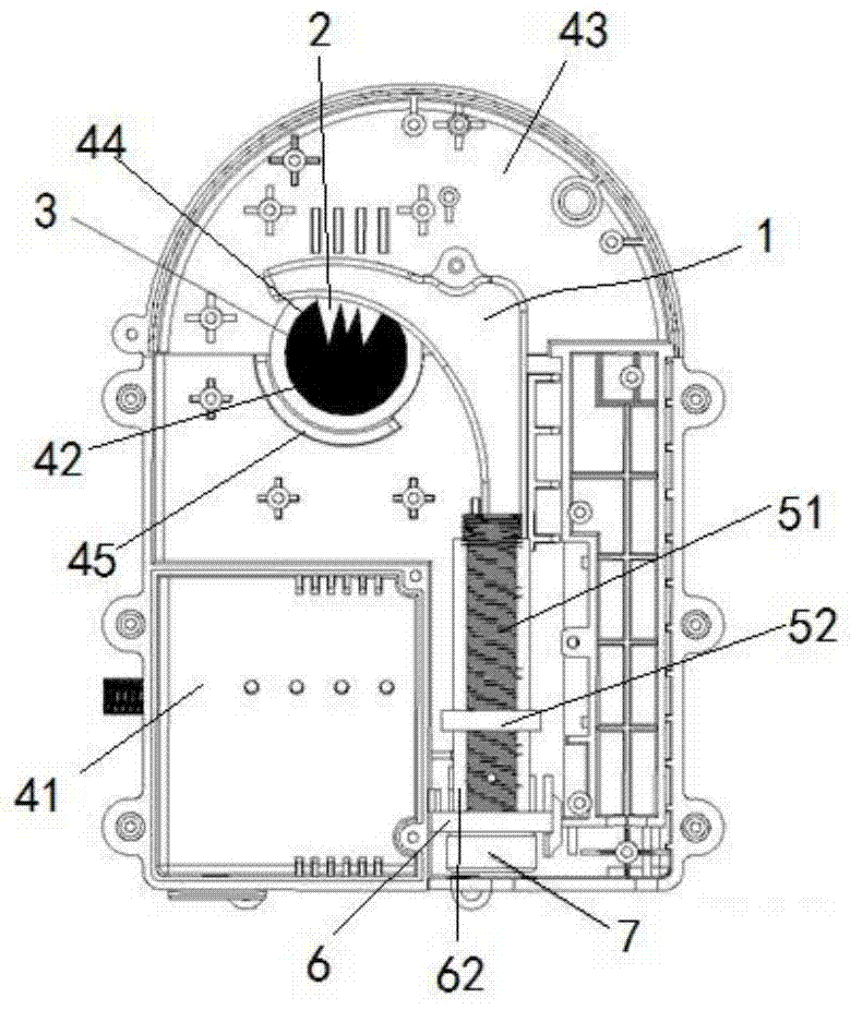 Puncture power collection device and electrical equipment equipped with the puncture power collection device