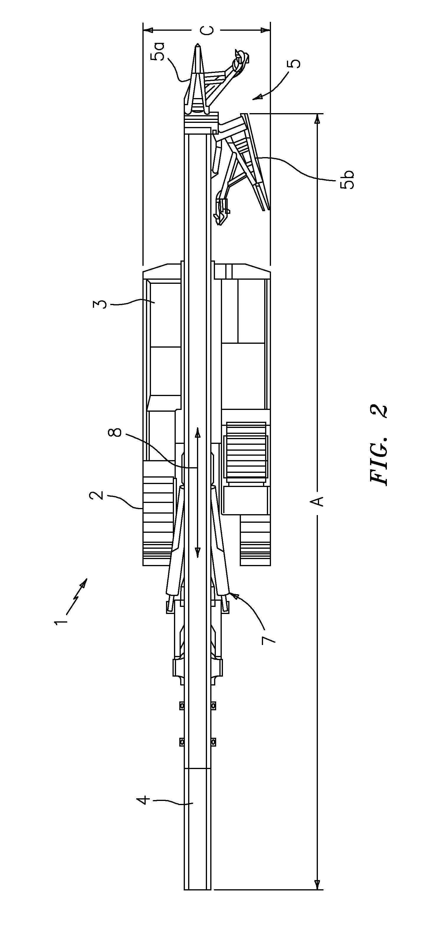 Piling and drilling rig with foldable deflection apparatus