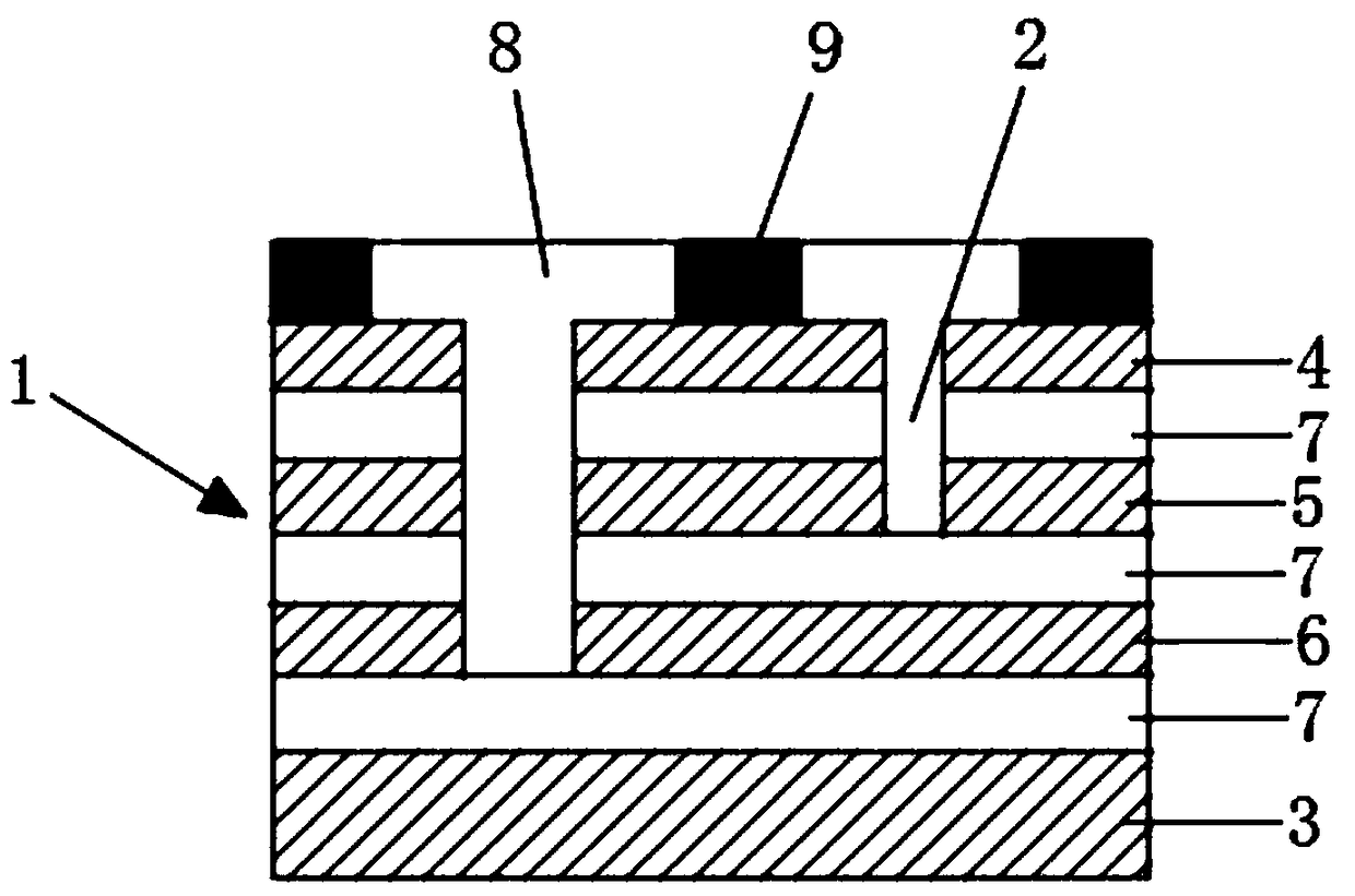 A production method for preventing surface oxidation of blind hole plate