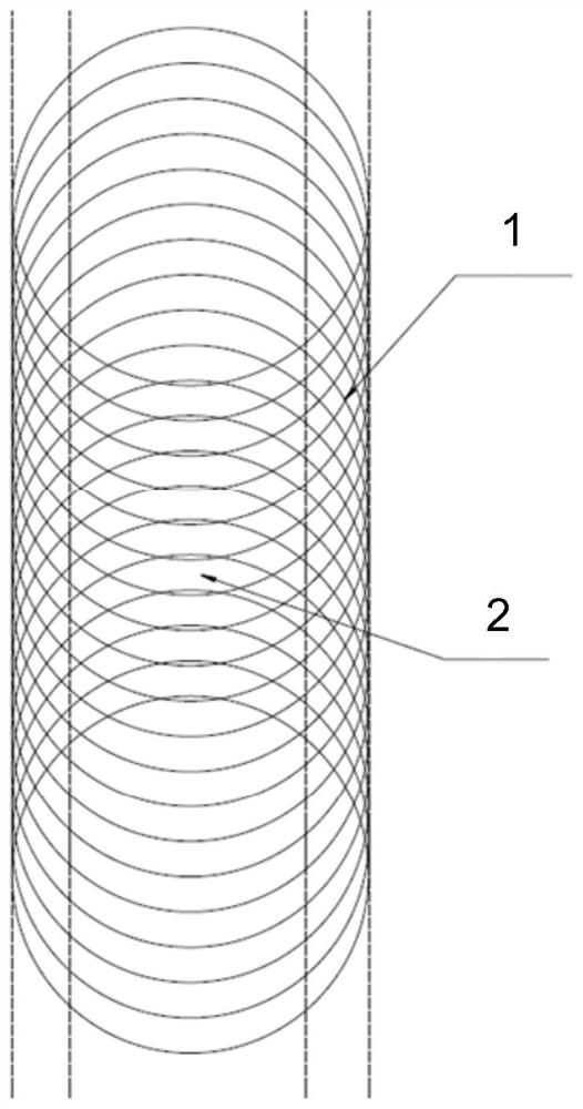 After uniform cooling device and method for wire spinning steel wire rod