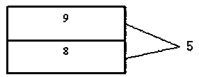 A blue LED epitaxial structure with an asymmetric barrier layer