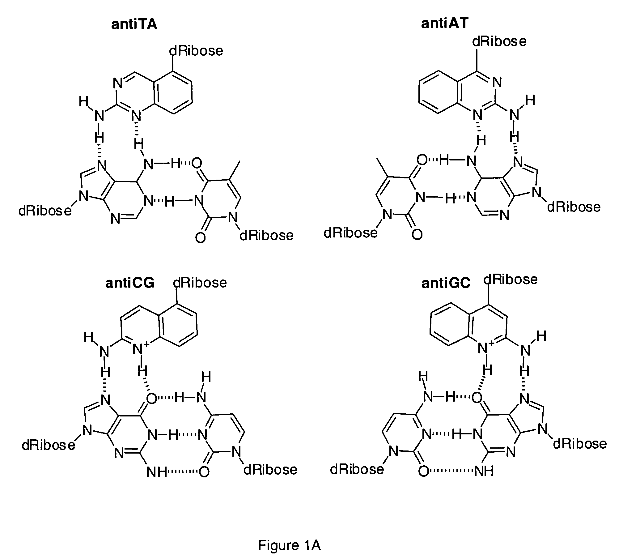 Halogenated aminoquinolines and methods for forming DNA triplexes