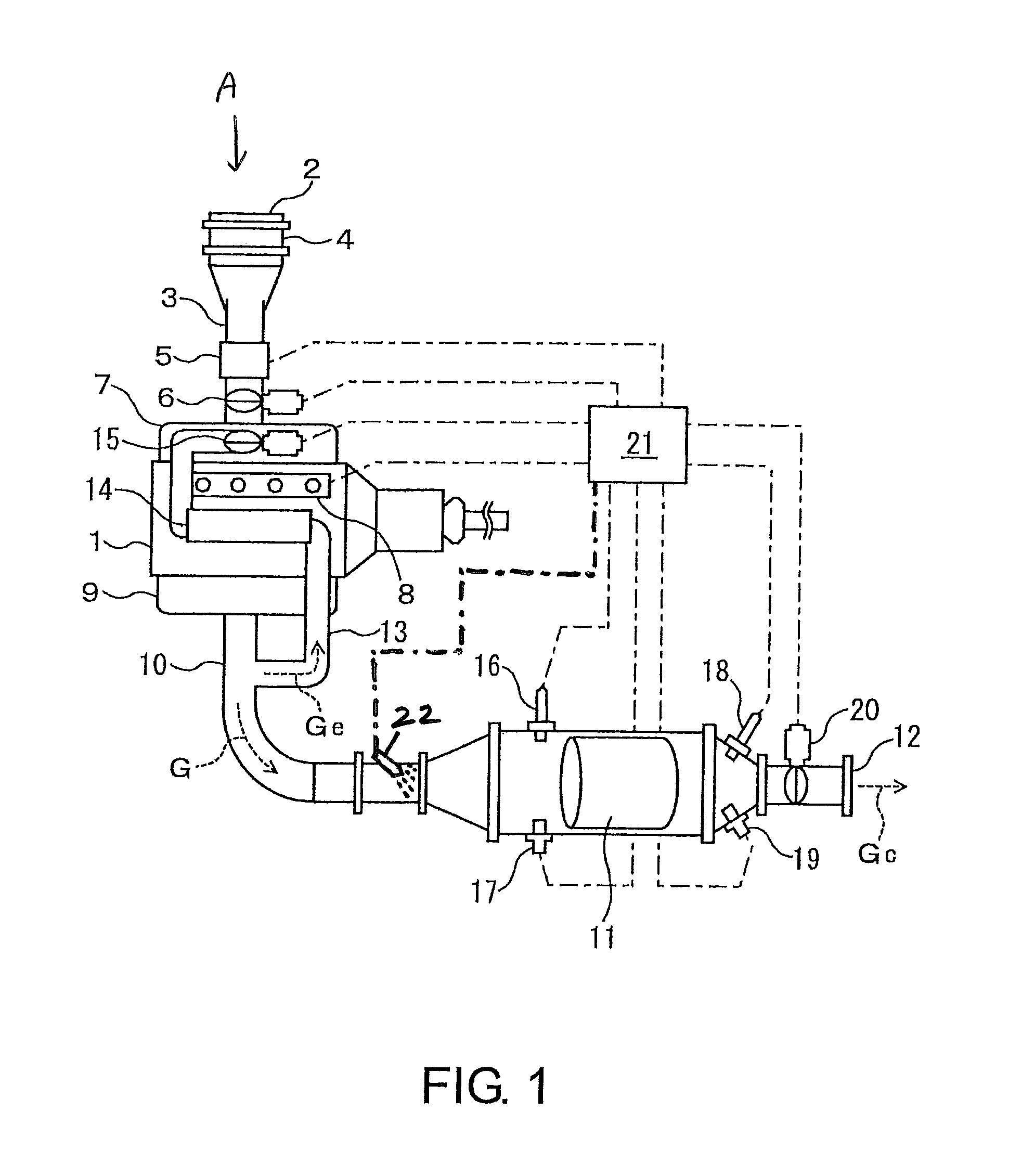 Diesel engine exhaust gas purification method and exhaust gas purification system