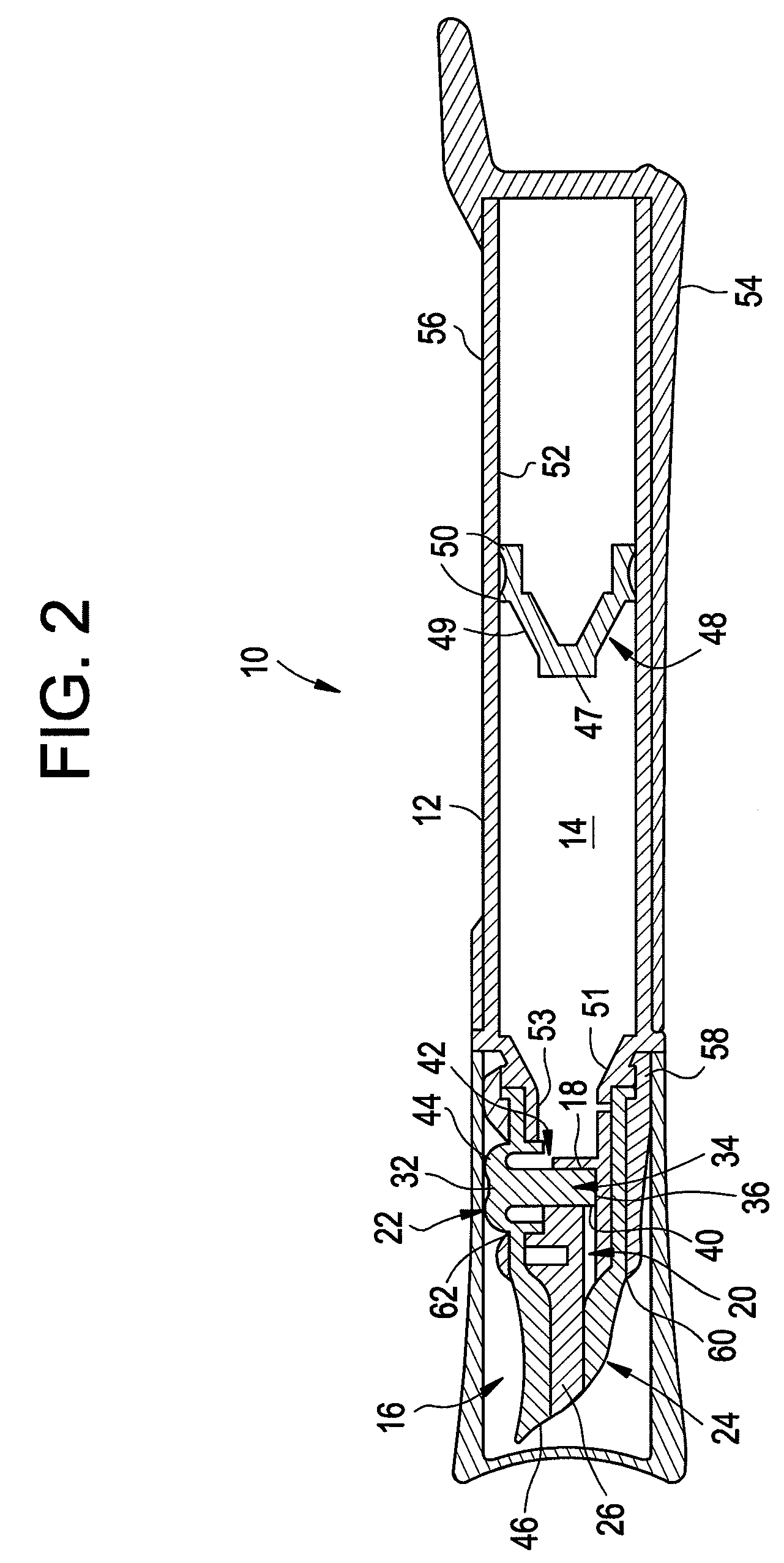 Laterally-actuated dispenser with one-way valve for storing and dispensing metered amounts of substances