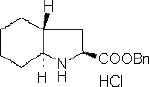 Preparation method for (2S, 3aR, 7aS)-octahydro indole-2-benzyl formate