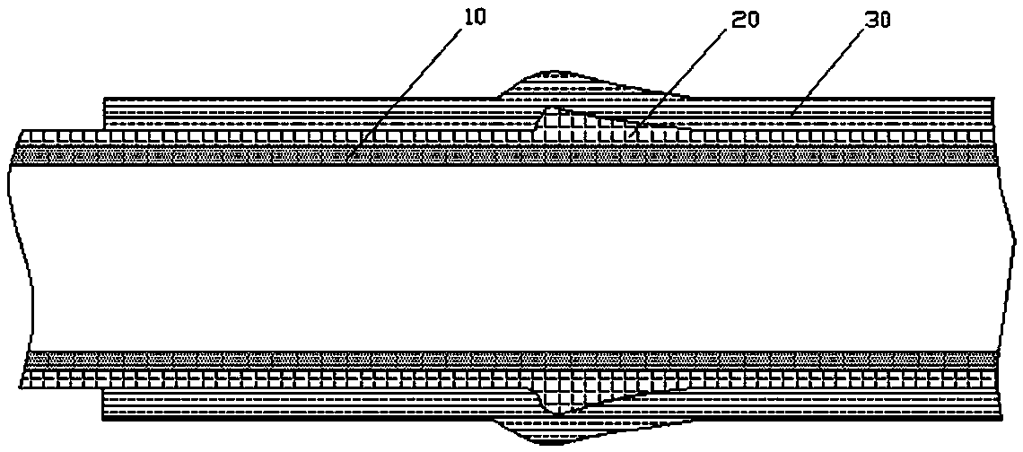 Manufacturing method of a new type of rubber sleeve with built-in steel wire