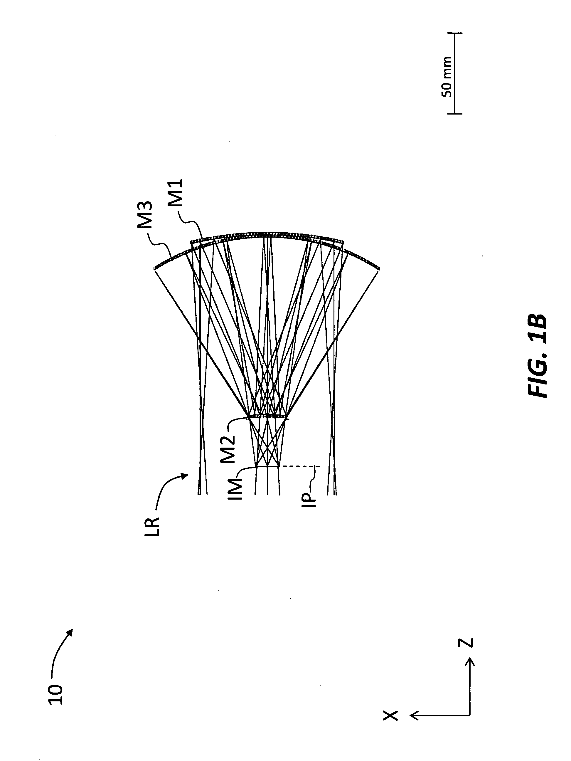 Three-mirror anastigmat with at least one non-rotationally symmetric mirror