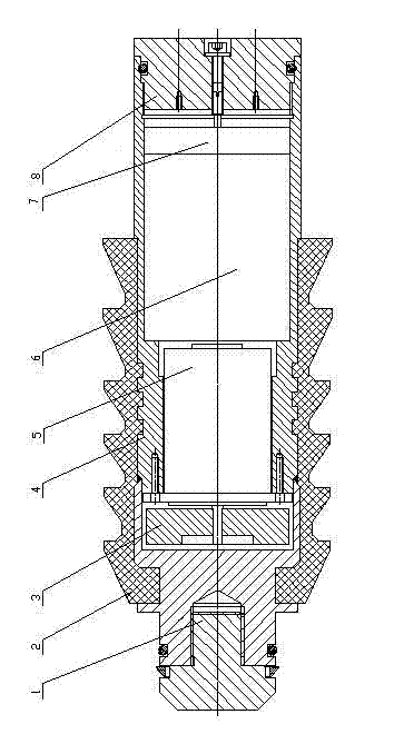 Followed vibration well cementation method