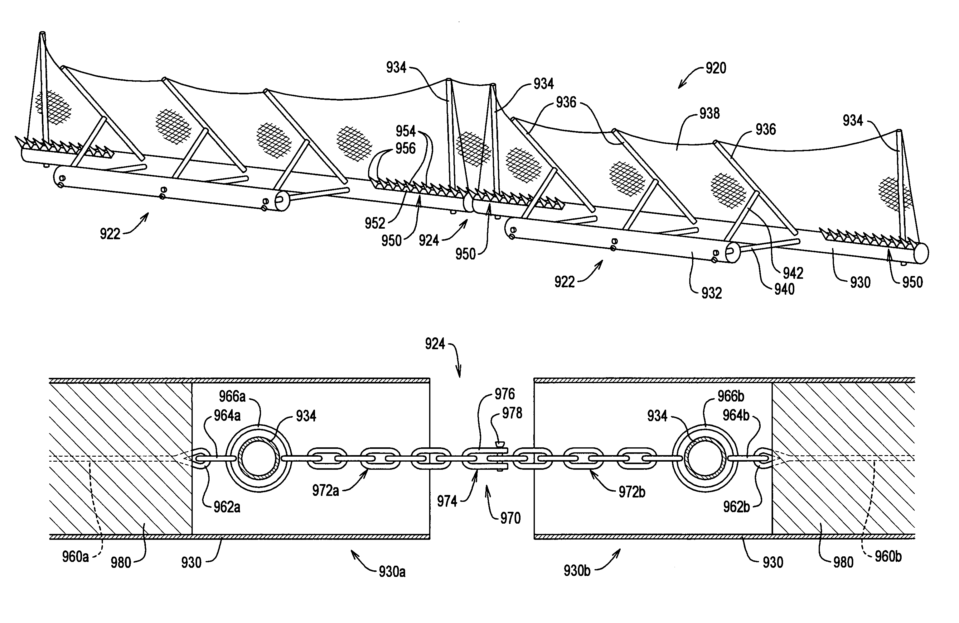 Coupling systems and methods for marine barriers