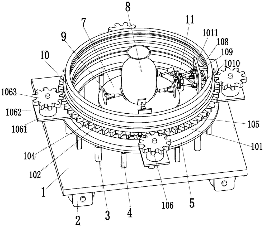 A special engraving equipment for automatic ceramic surface processing