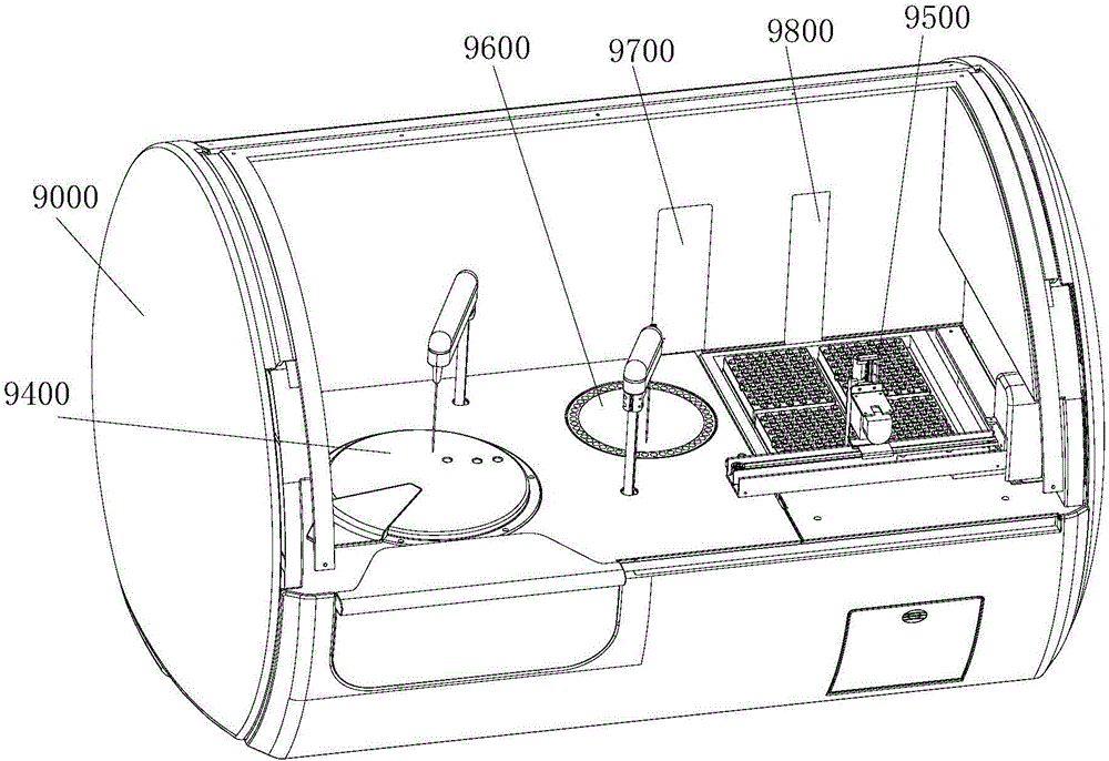 Liquid heating and delivering device for analysis meter and application of device in magnetic bead cleaning and separating