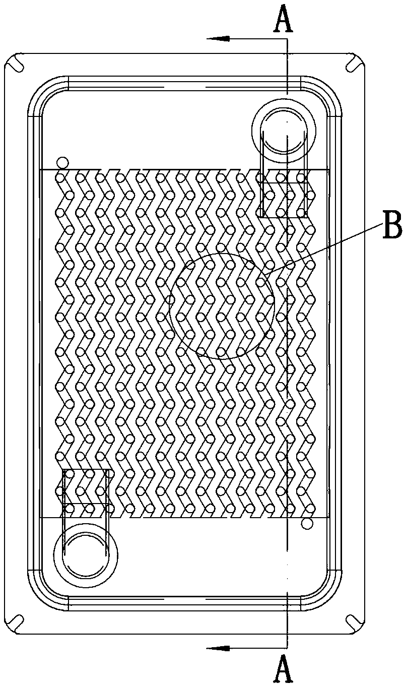 Laminated water-cooling radiator