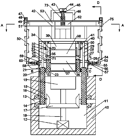 Charging pile capable of automatically lifting and automatically cleaning
