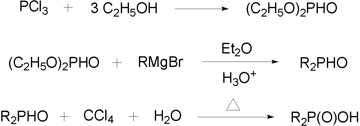 Dibenzyl phosphinic acid synthetic method