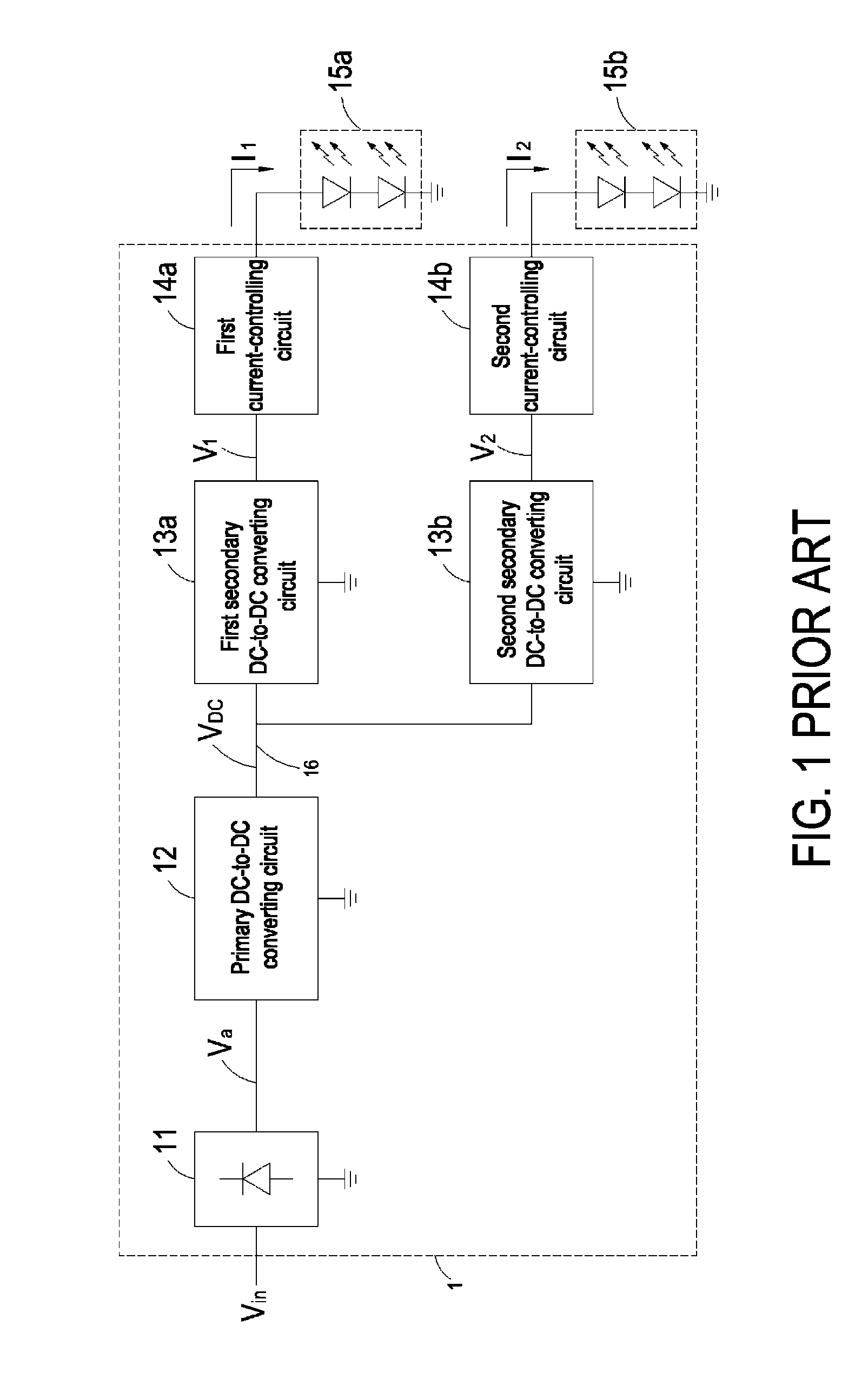 LED current-supplying circuit and LED current-controlling circuit