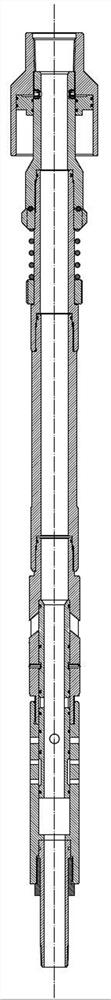 Single-trip flushing and two-way filling sand control pipe column