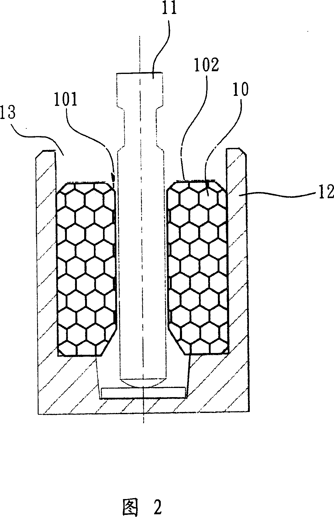 Fan, motor and their bearing structure