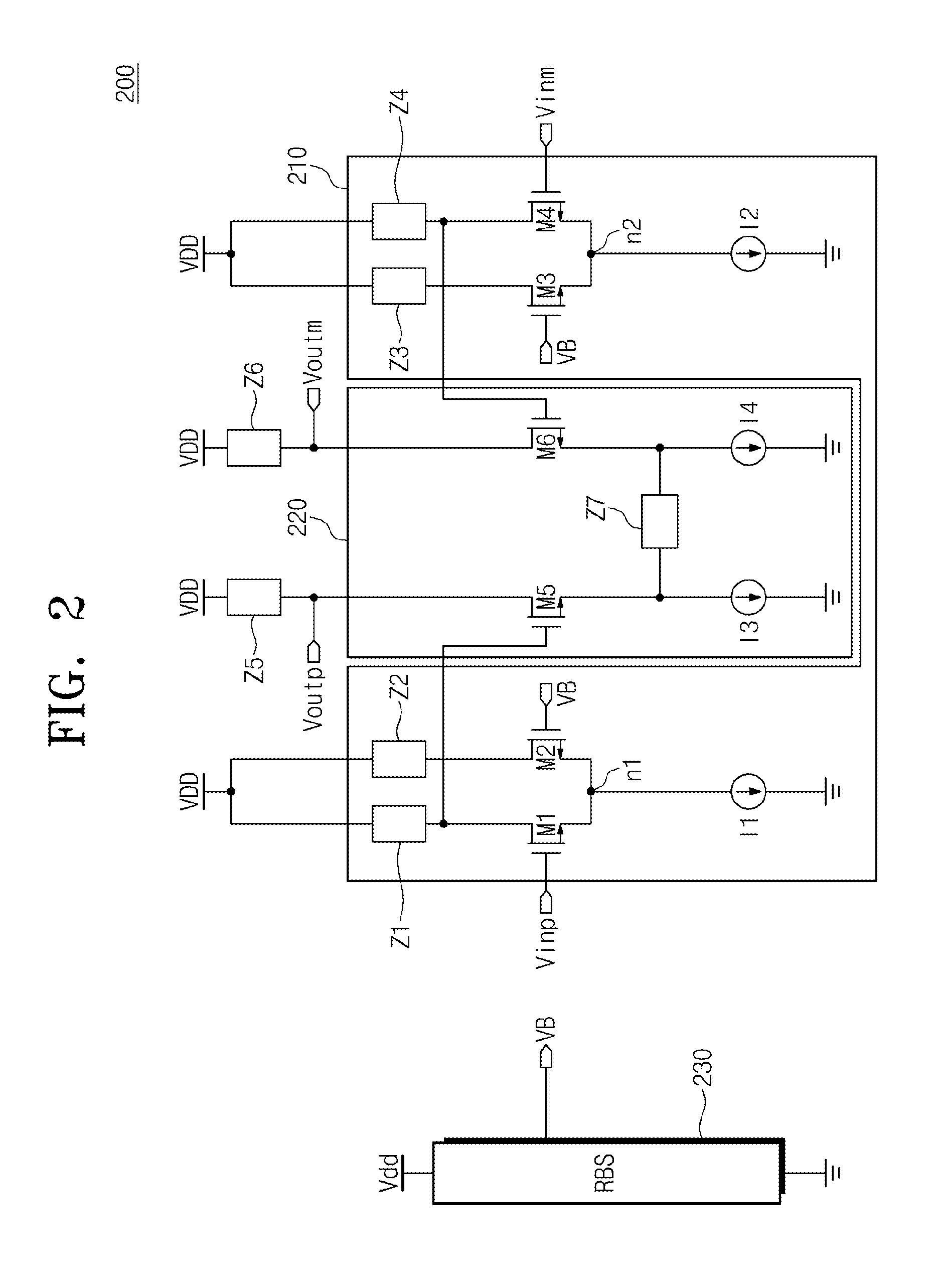 Buffer amplifier and trans-impedance amplifier including the same