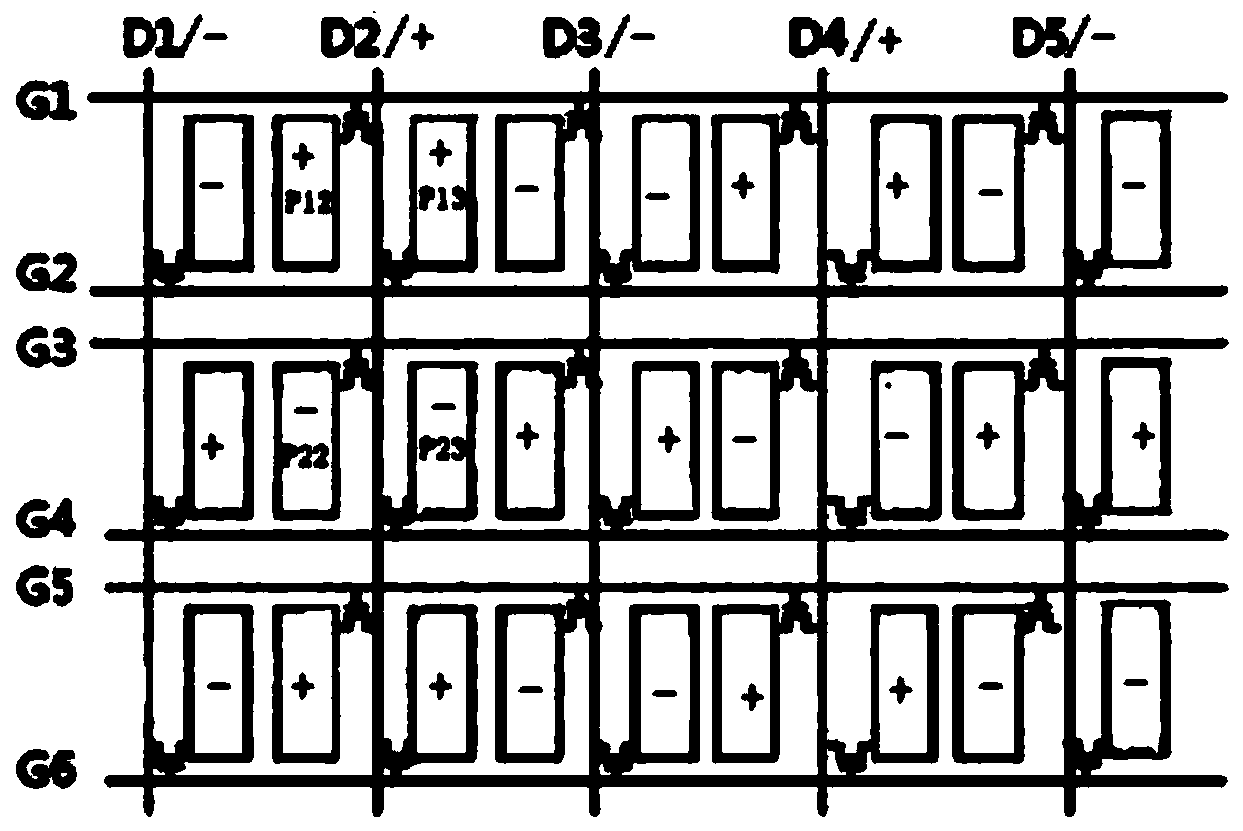 Method and device for driving HSD liquid crystal display panel