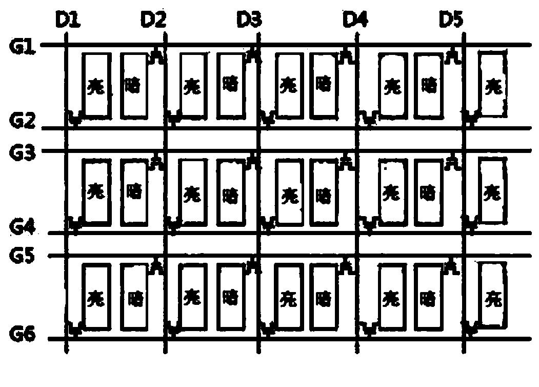 Method and device for driving HSD liquid crystal display panel