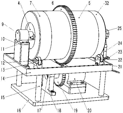 Dropping device for grinding and polishing