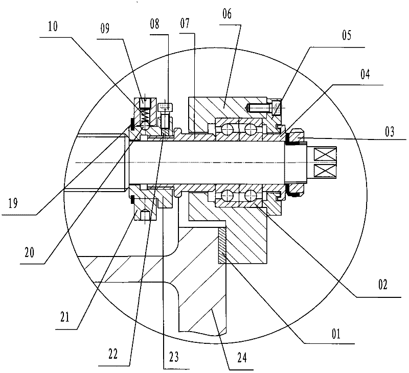 Structural support of ball screw assembly