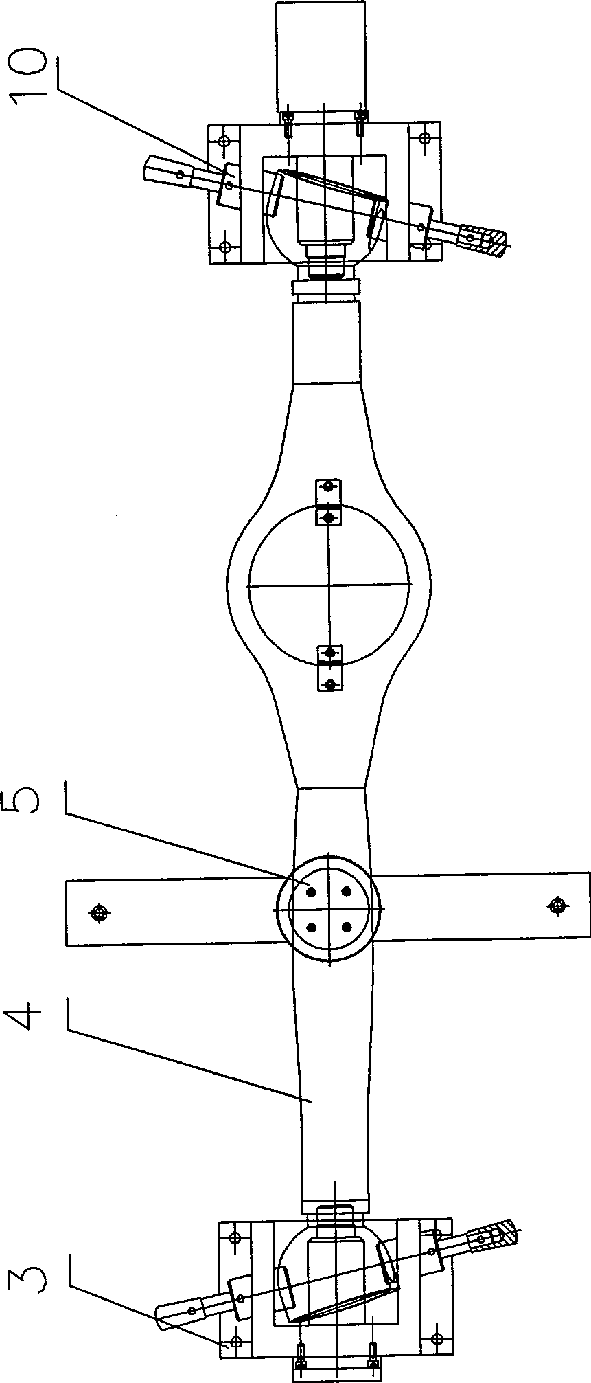 Welding clamp and welding process for axle housing assembly