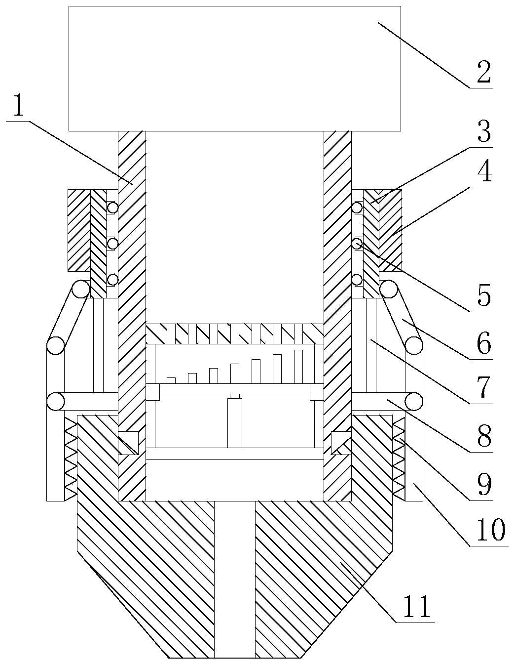 Portable chip sorting equipment with suction adjusting function